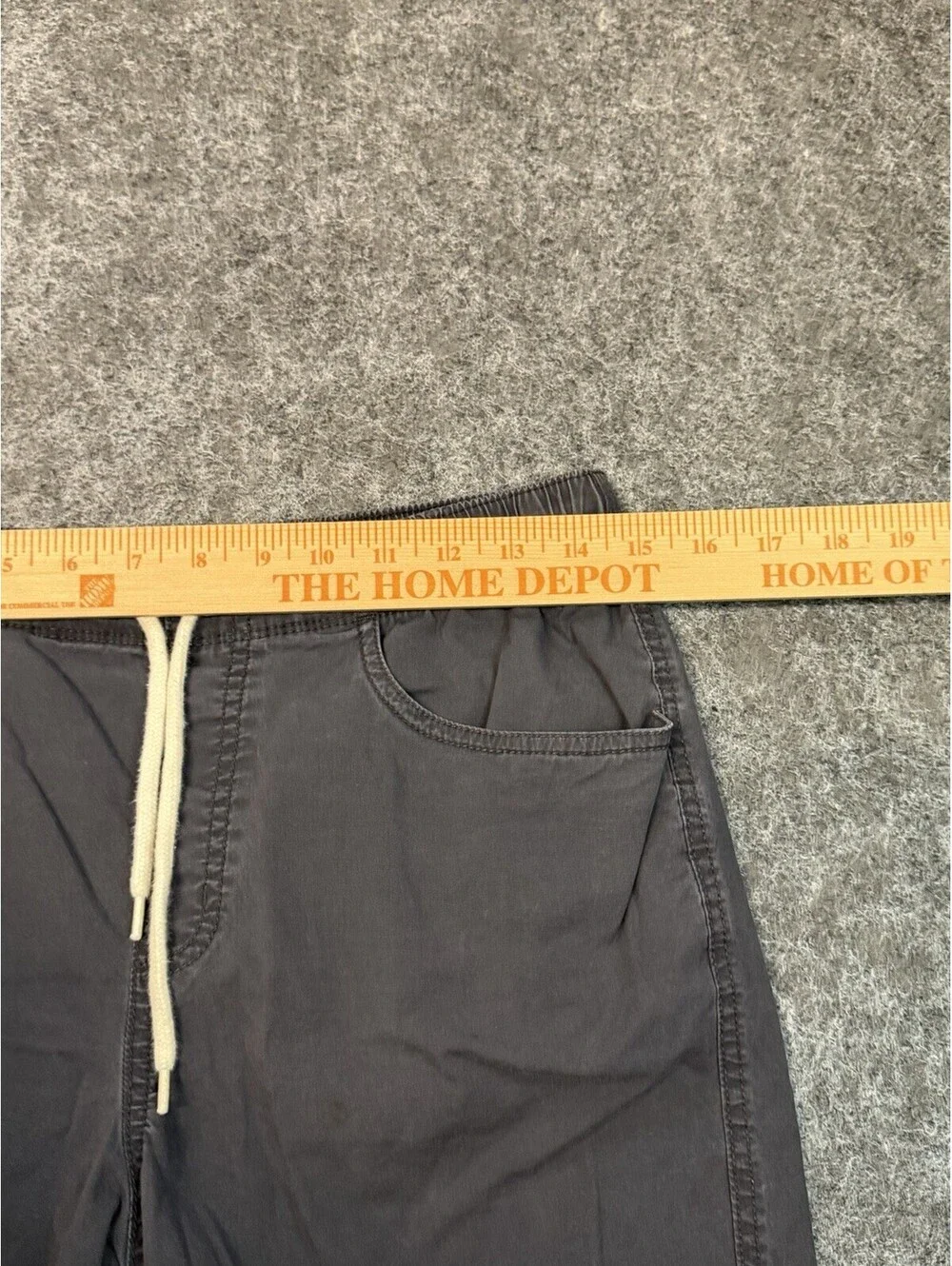 Arizona Jean Co Flex Shorts Men’s Small Gray Stretch Drawstring Casual